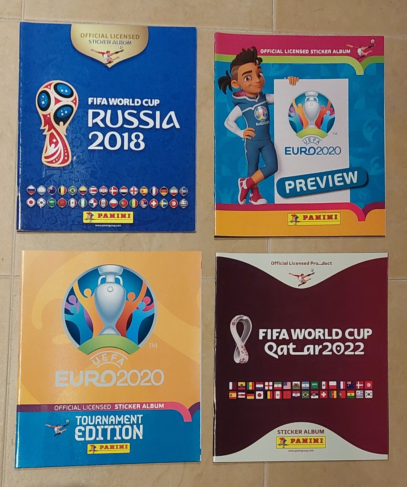 Cadernetas de Cromos Vazias | Europeu, Mundial, Liga Portuguesa, etc