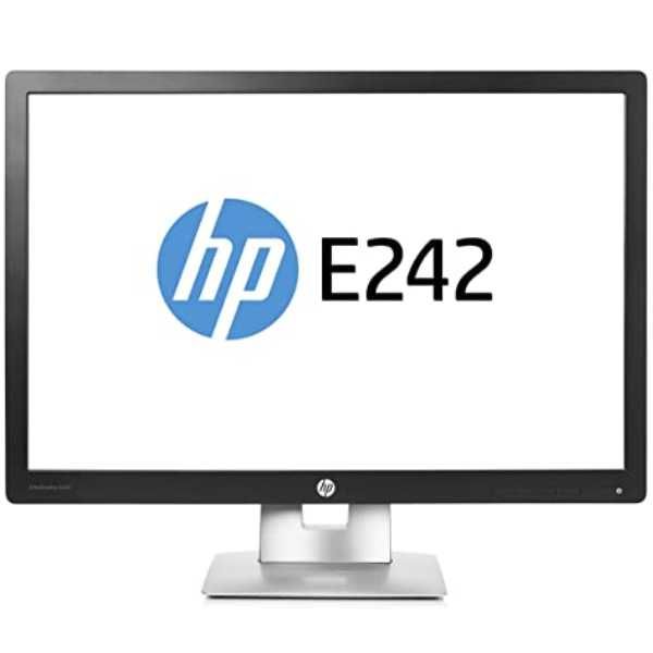 HP EliteDisplay E242 - 24" | FullHD IPS | 16:10 | VGA HDMI DisplayPort