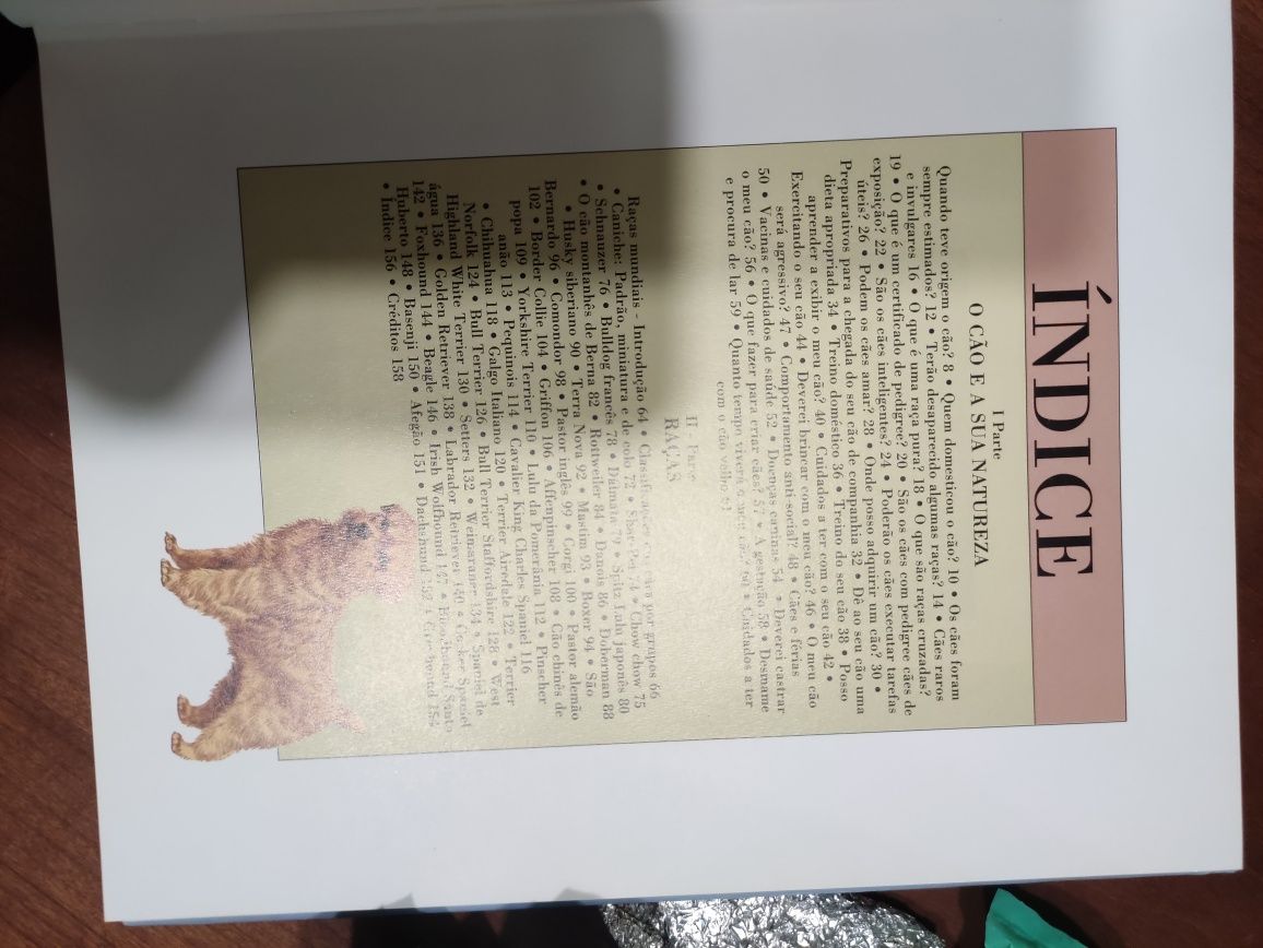 Livro " Manual do cão" várias raças