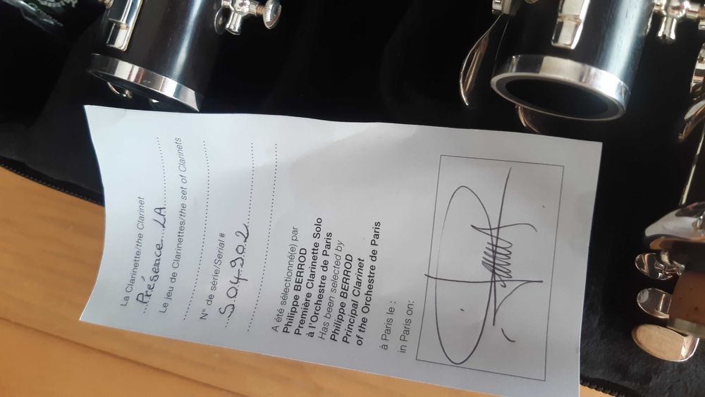 Clarinete Si bemol & Lá  Selmer Presence Evolution (made in France)