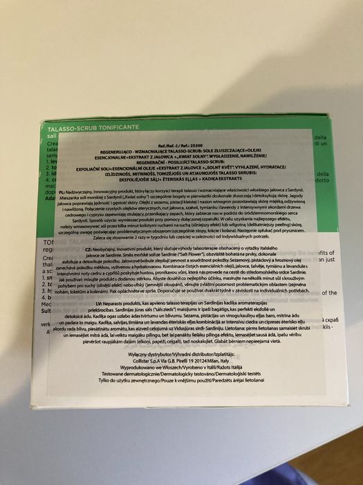 Collistar TONING TALASSO-SCRUB Peeling do ciała