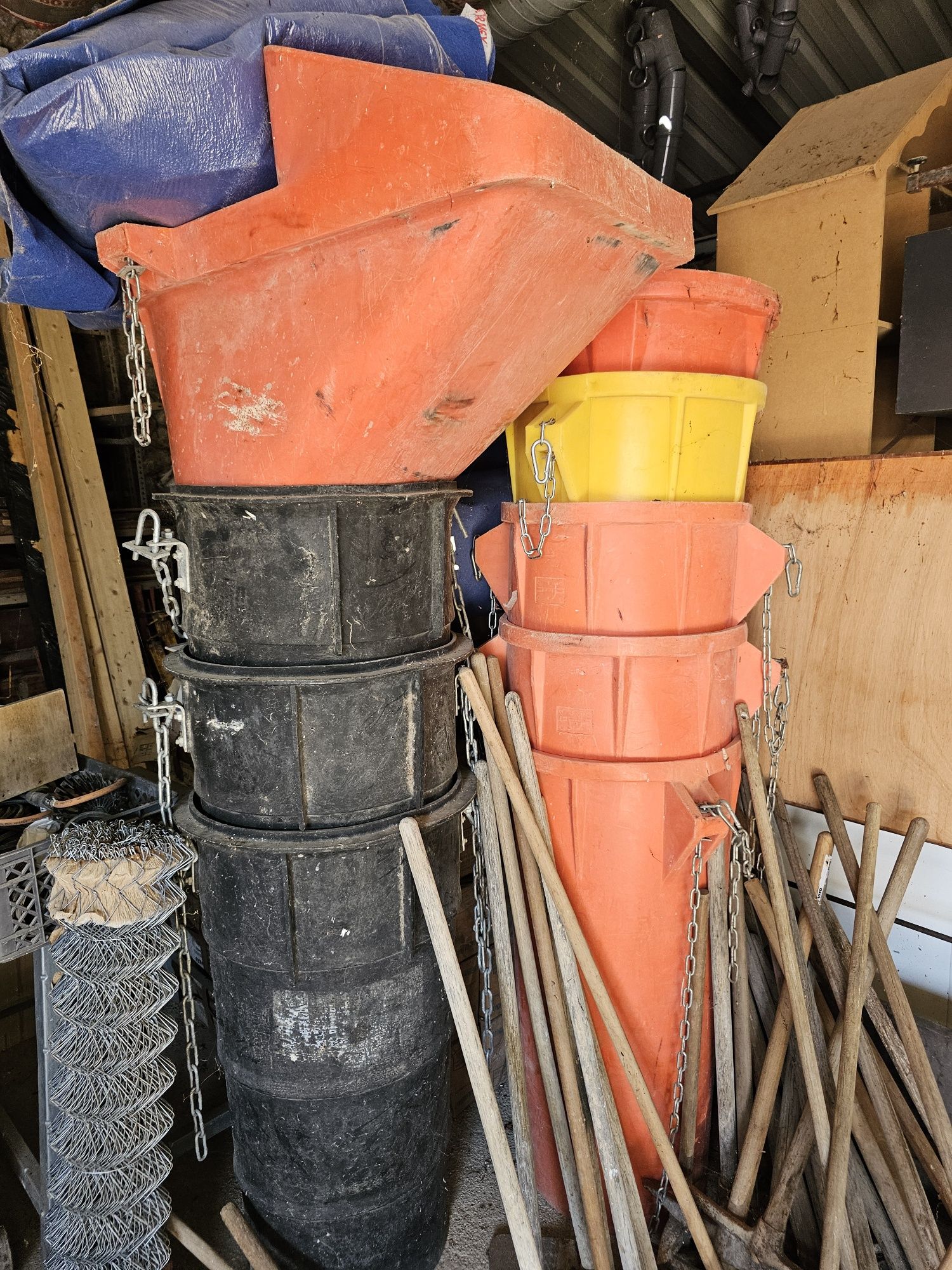 Conjunto 1 Boca, 1 Suporte e 8Tubo Descarga de Entulho