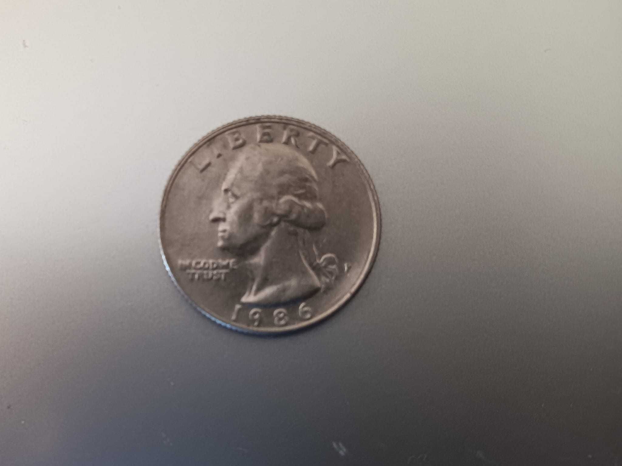 Quarter Dollar "P"- 1986