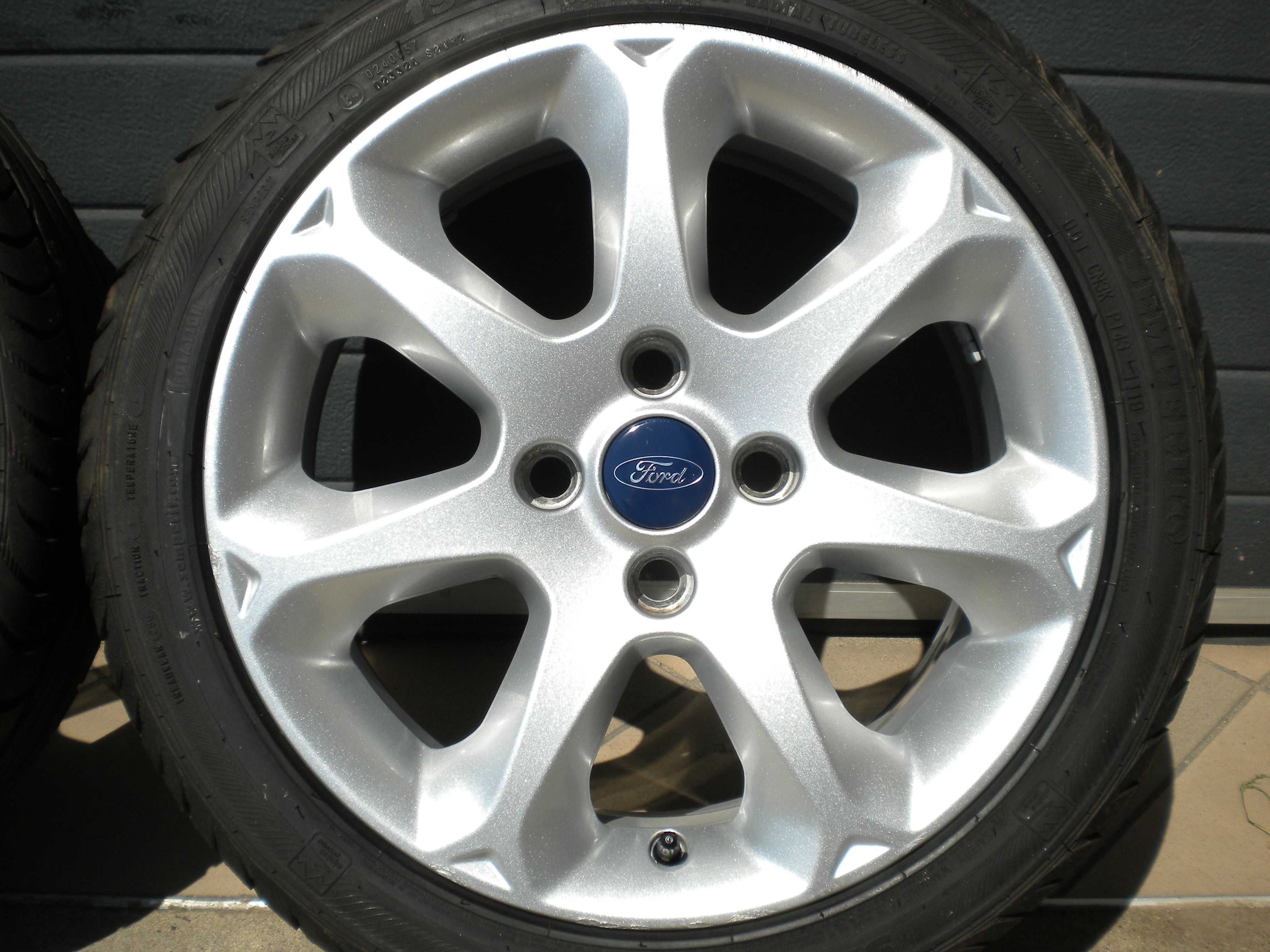 Koła letnie aluminiowe 16 4x108 Ford Fiesta VI VII + TPMS + nowe opony