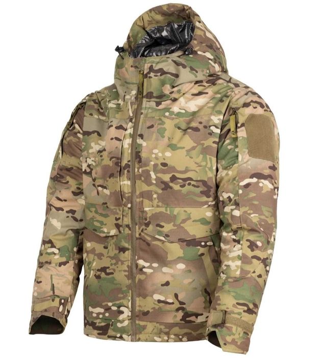 Тепла тактична зимова куртка М65 Omni Heat Мультикам до -20⁰ S-4XL