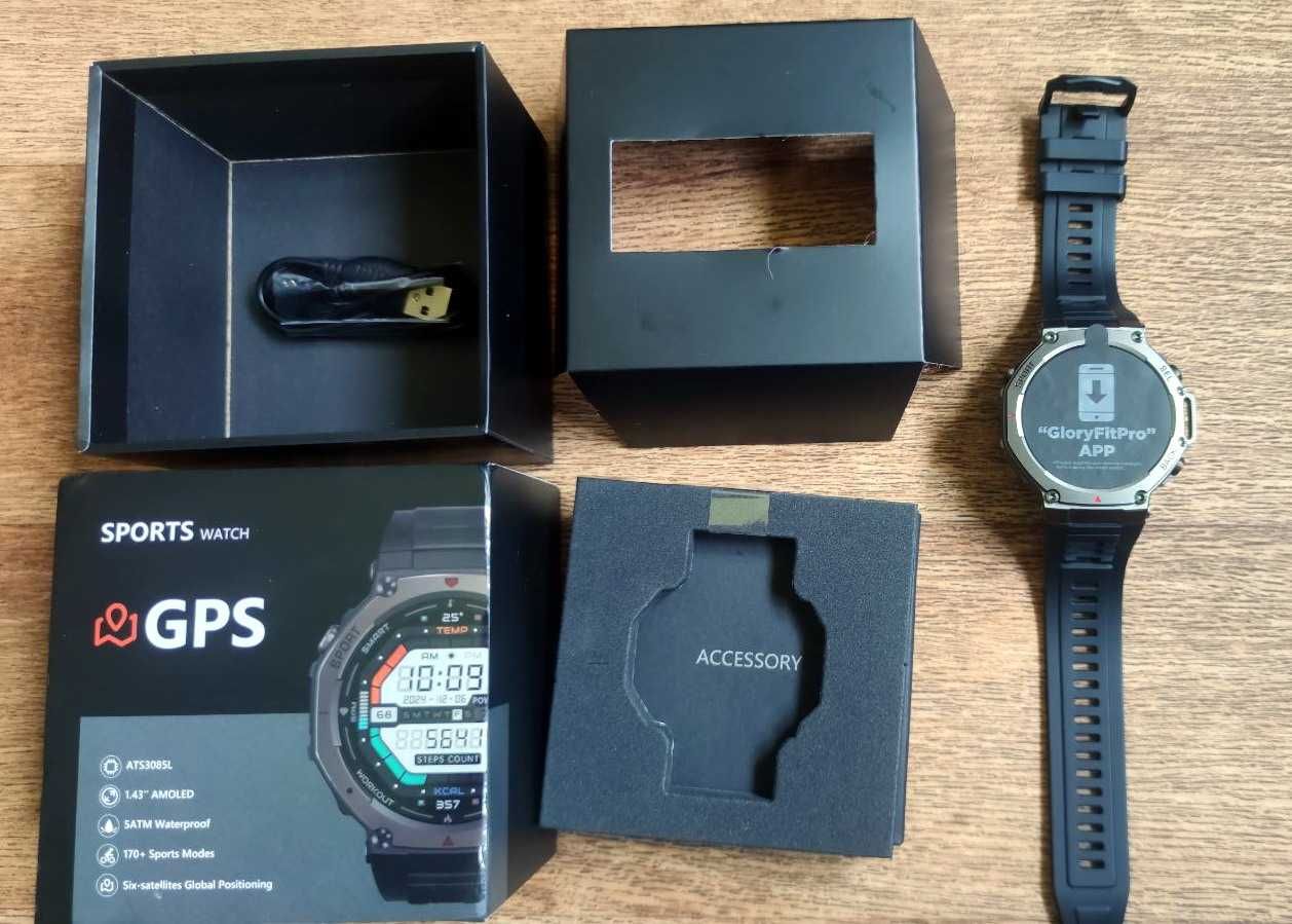 Тактичний смарт годинник T-Rex3 GPS Smart Watches DM58