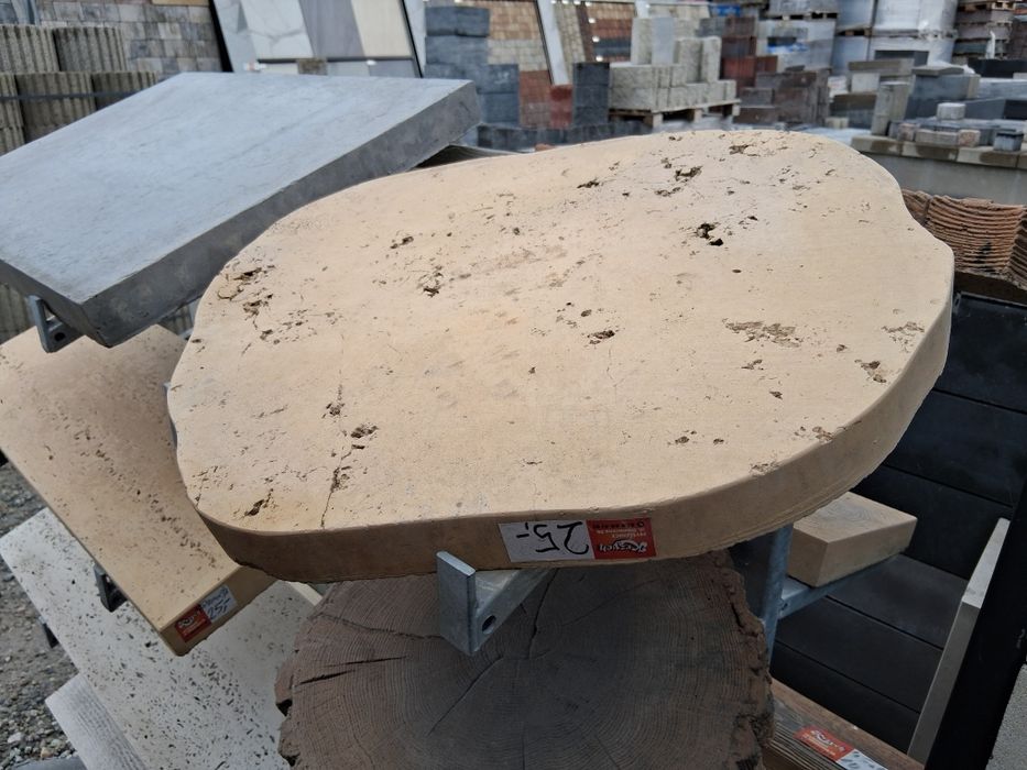 Wyprzedaż STEP OGRODOWY płyty tarasowe ogród płytka pieniek trawertyn