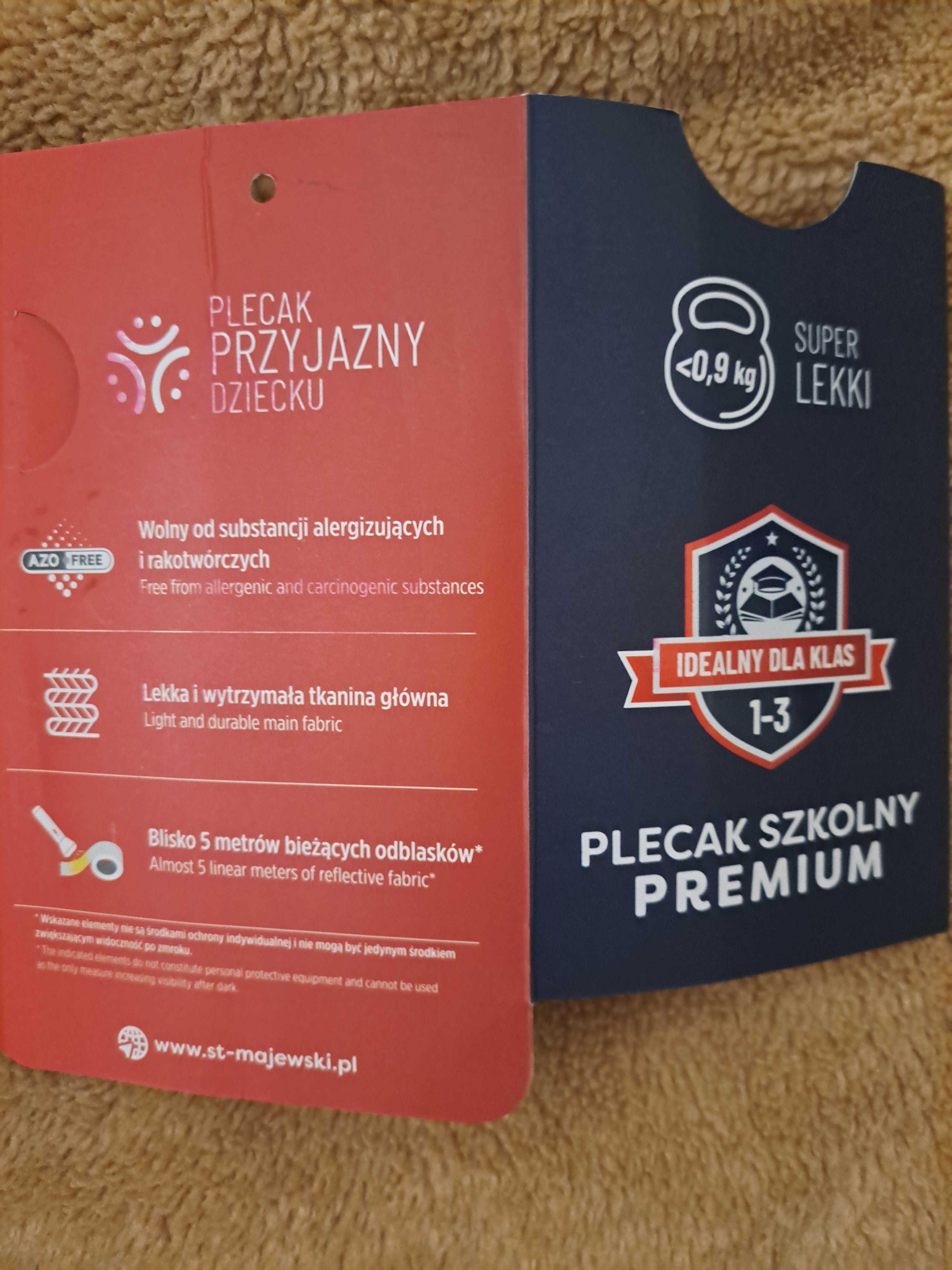 Plecak szkolny dinozaury klasa 1-3