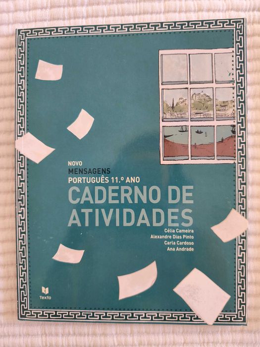 Vendo livro de português "Mensagens" c/ caderno de atividades, Texto