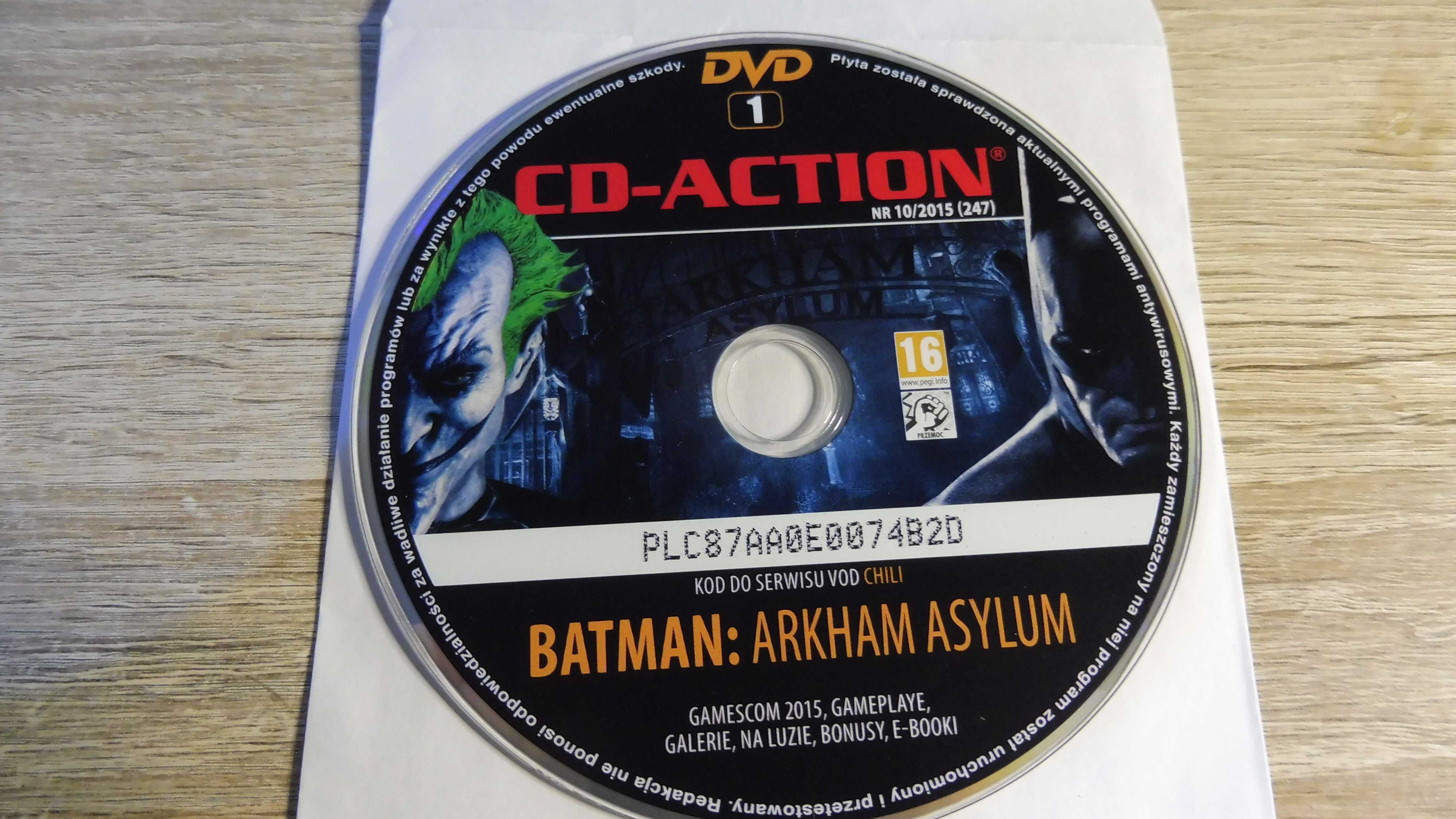 CD Action 10/2015 (247) - Batman: Arkham Asylum