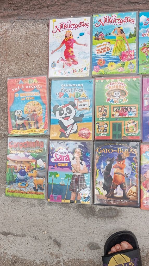 DVDs desenhos animados