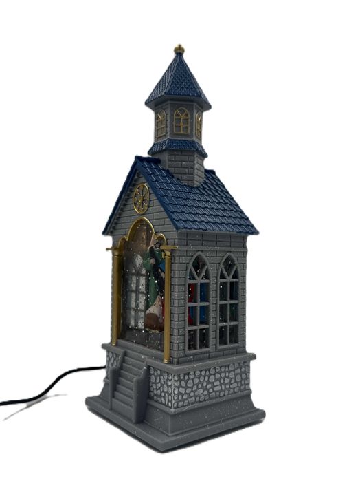 Podświetlana szopka w kapliczce, gra kolędę, pomysł na prezent