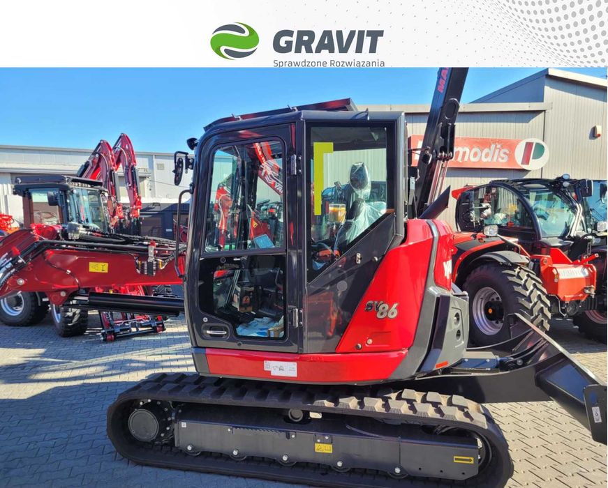 Koparka Yanmar SV86 2PB (9 ton) od Autoryzowanego Dealera - GRAVIT
