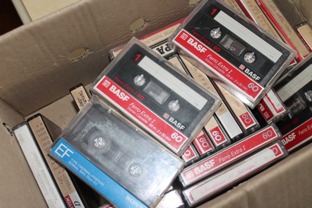 аудио кассеты басф 60 мин студийная запись