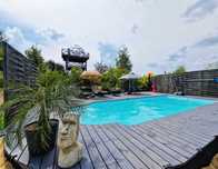 Glamping nas stawem, camping, nocleg, basen, natura