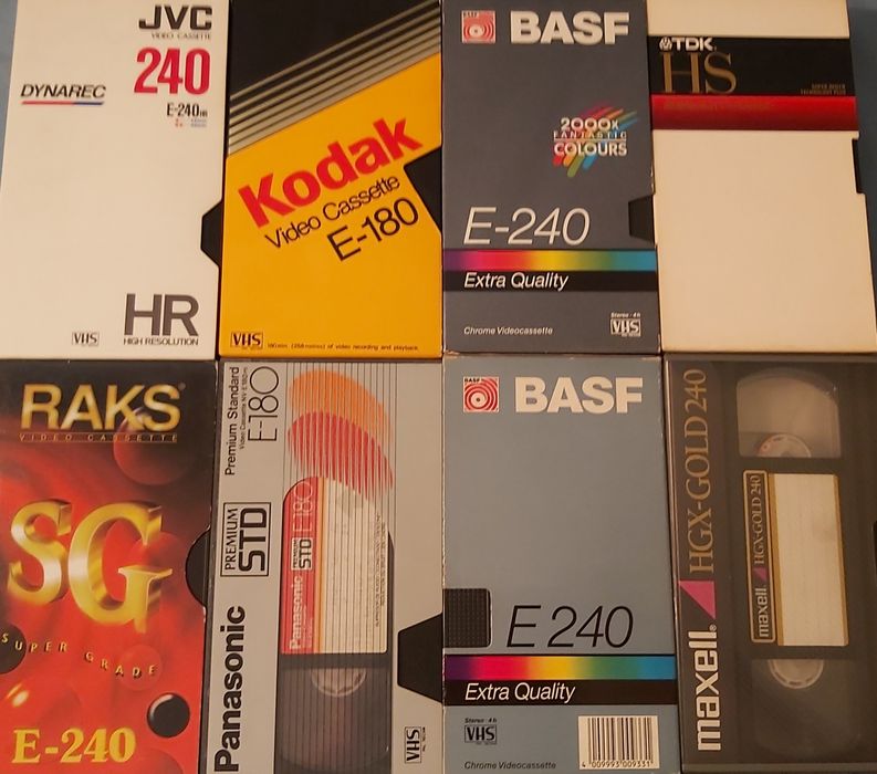 Casetes VHS lotes de 6