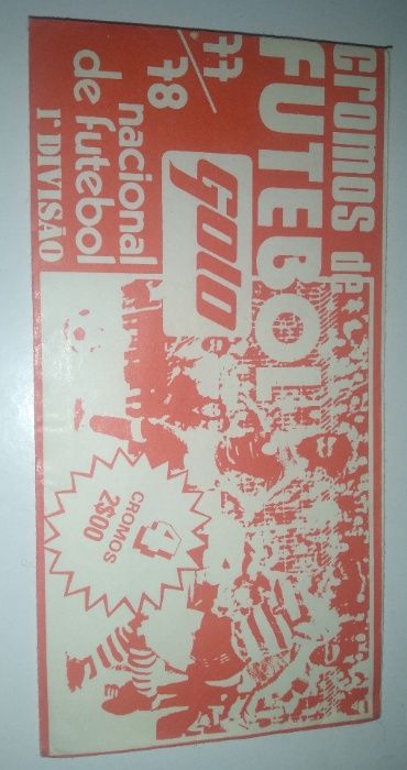 Carteira de cromos fechada da coleção "Golo"
