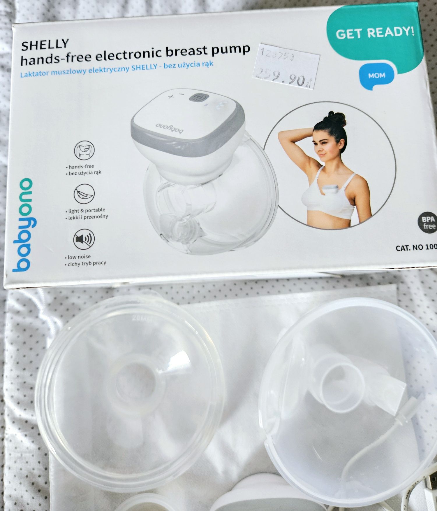 Sprzedam laktator elektryczny Babyono plus gratis