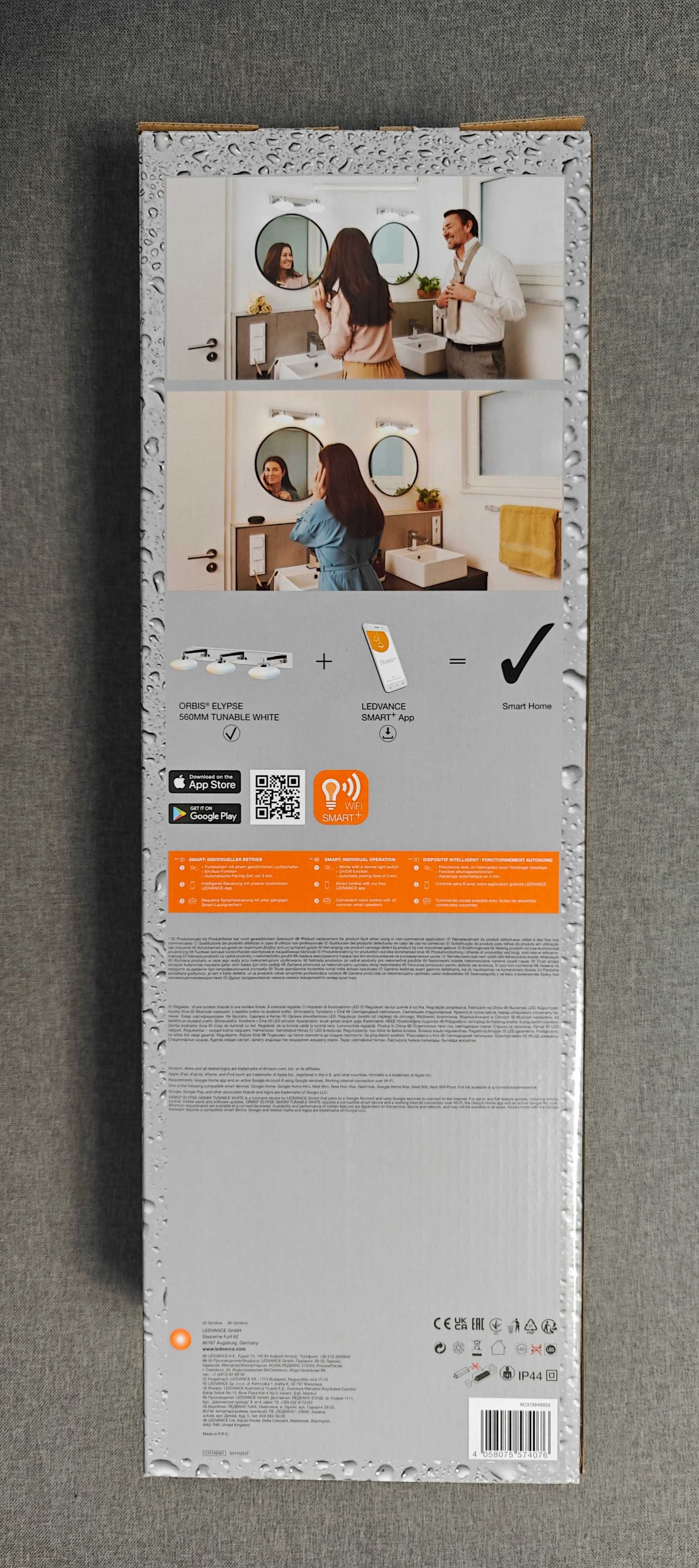 Kinkiet łazienkowy lampa LED Ledvance Orbis Elypse Smart+ Wifi Nowy