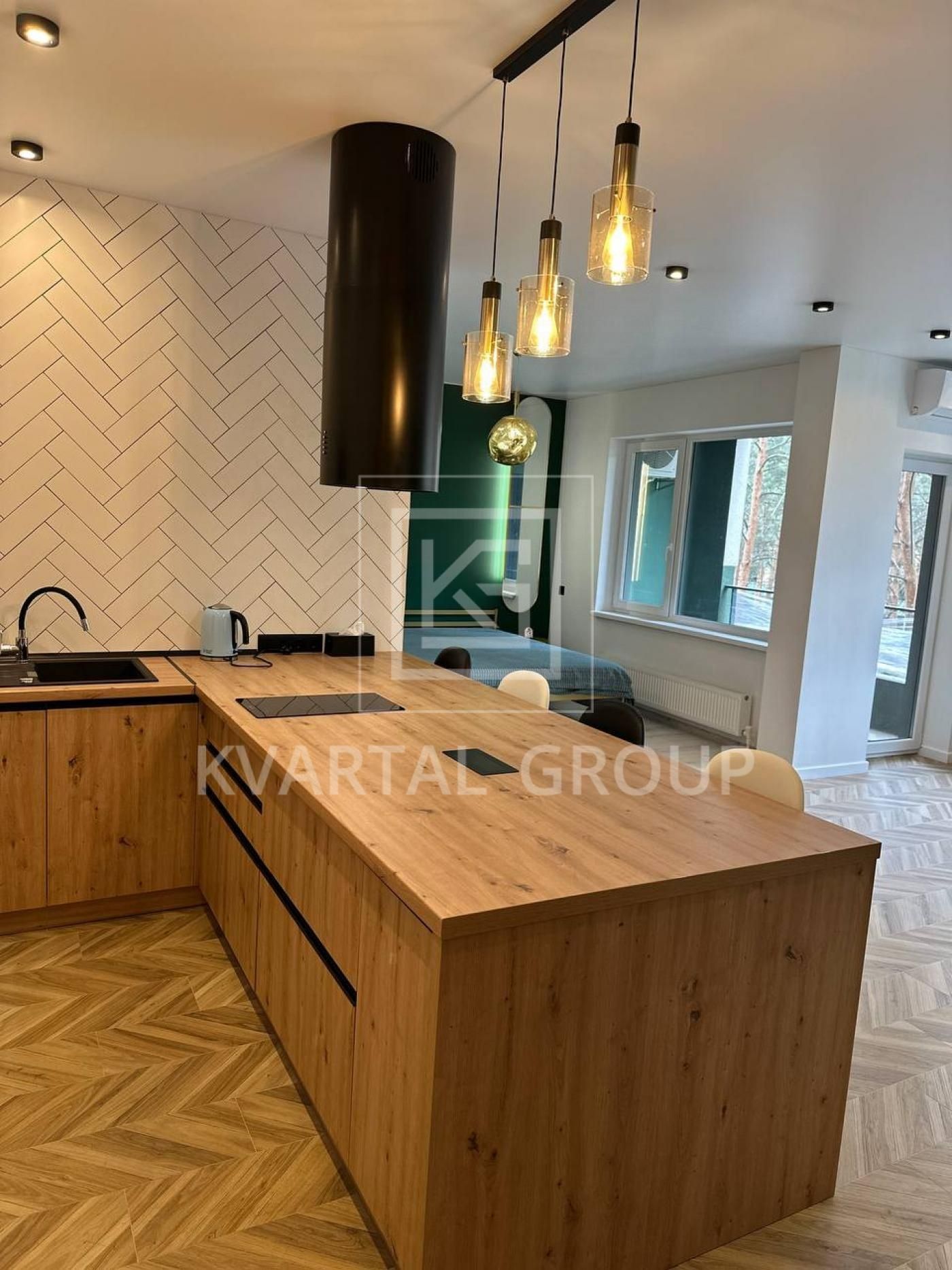 СТИЛЬНА сучасна квартира 68м2 з кухнею 25м2. Park Town