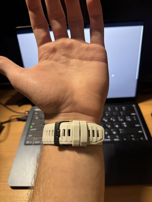 Смарт-годинник Garmin Instinct 2X Solar 51мм білий