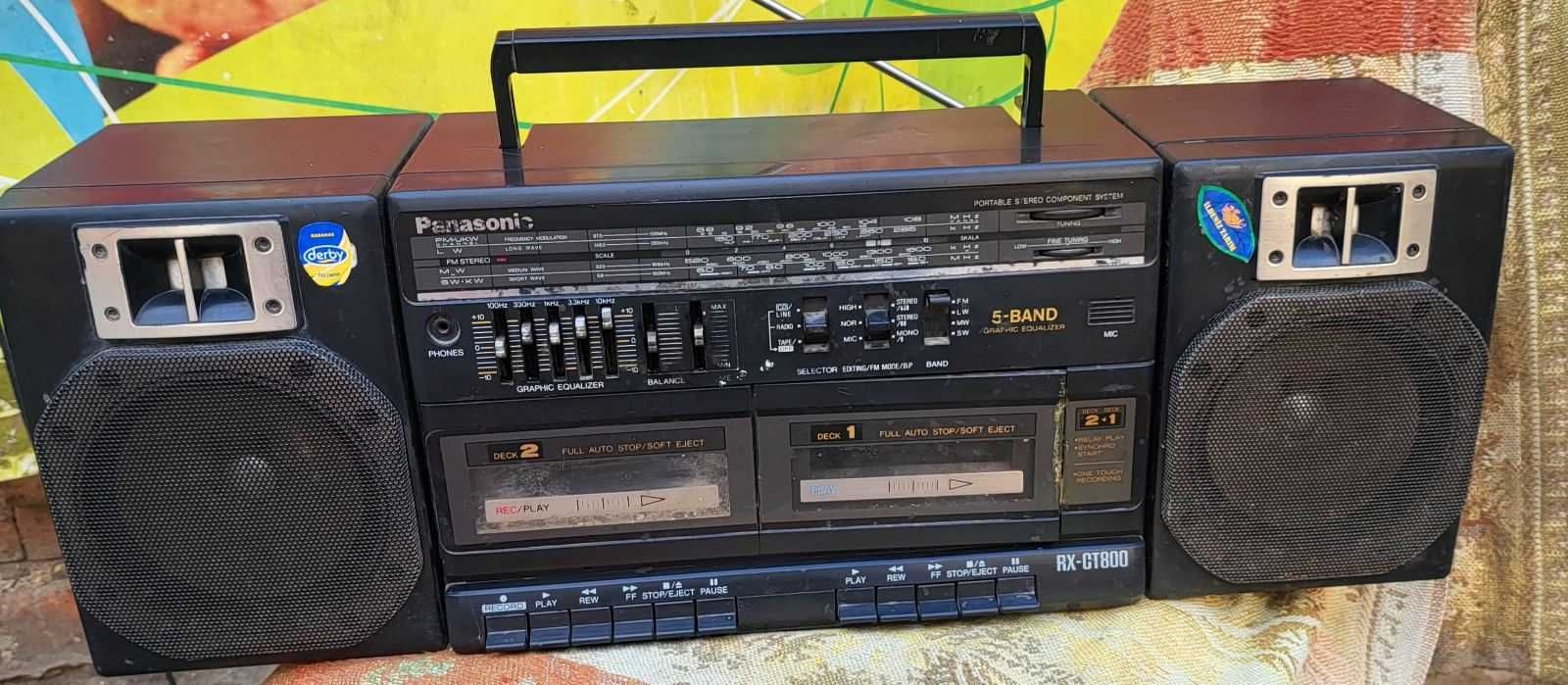 Магнитола Panasonic RX-CT800 с аукс sharp фарфор статуэтк