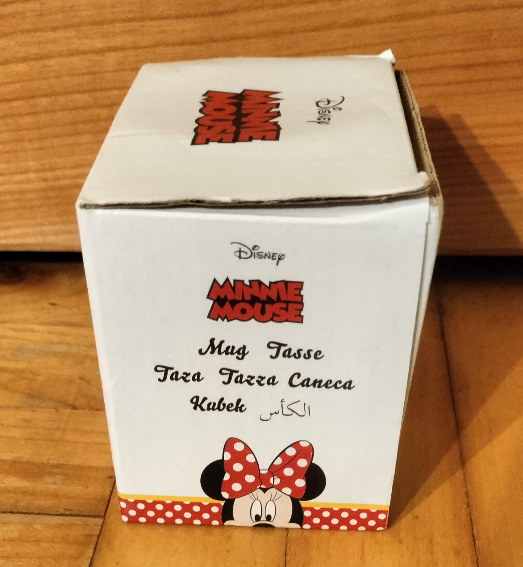 Kubek ceramiczny z uchem Minnie Mouse 325ml z pudełkiem