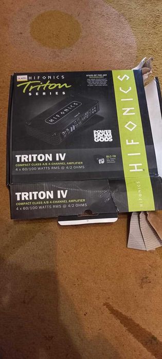 Автомобільний  Чотириканальний підсилювач Hifonics TRITON IV НОВИЙ