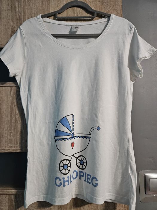 T-shirt ciążowy chłopiec.