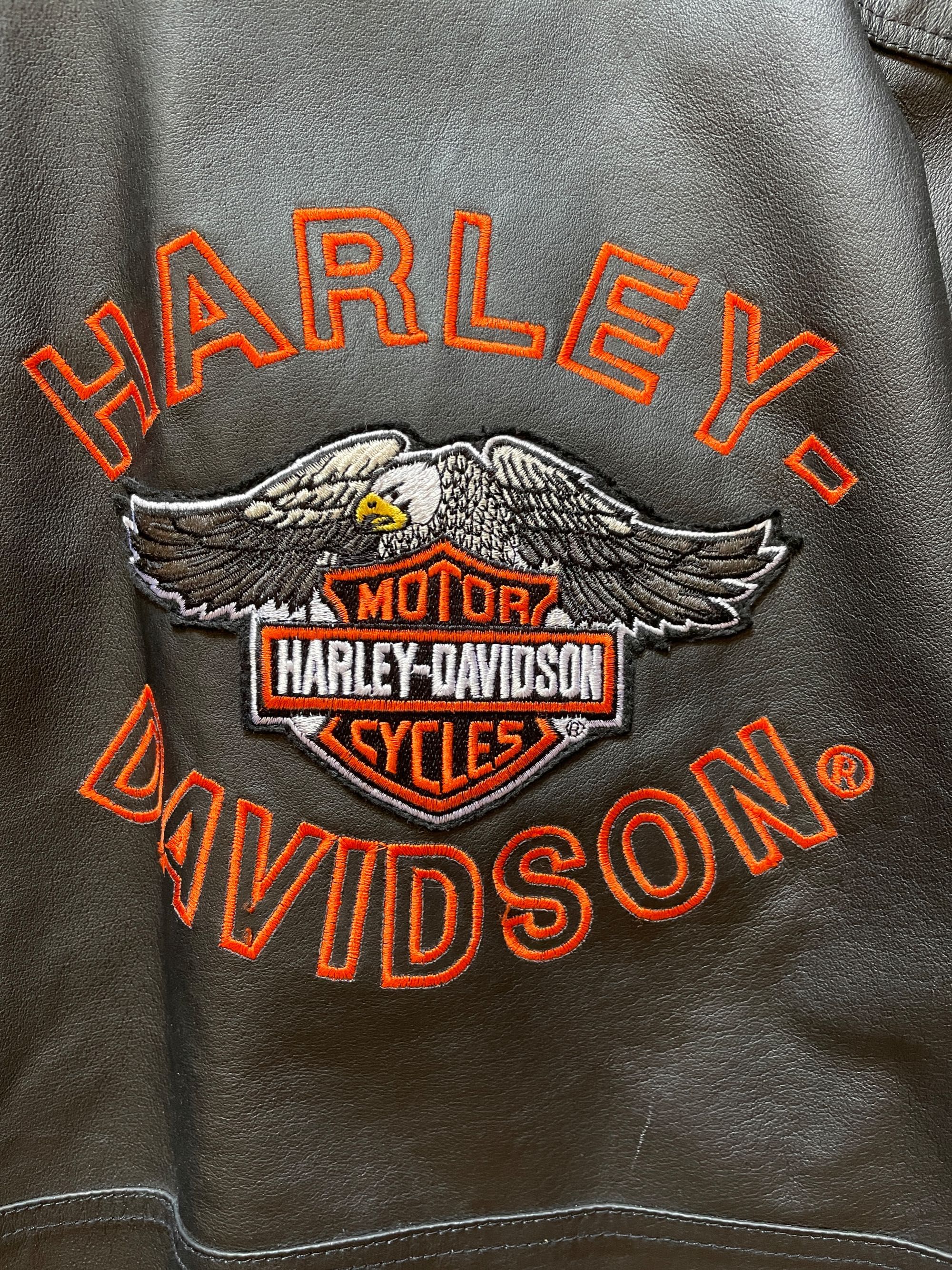 Casaco Retro de Pele Original Harley Davidson
