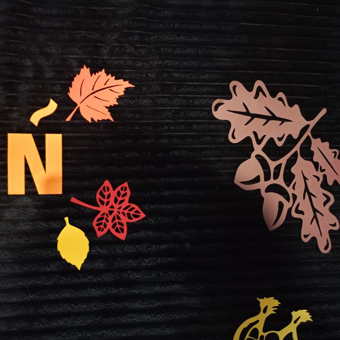 Jesień XXL - (4 zwierzątka) - gazetka, dekoracja