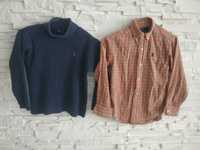 Polo Ralph Lauren sweter i koszula 6-7lat