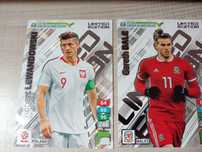 4 Karty Limited Edition XXL road to euro Mbappe,Lewandowski,Bale,Milik