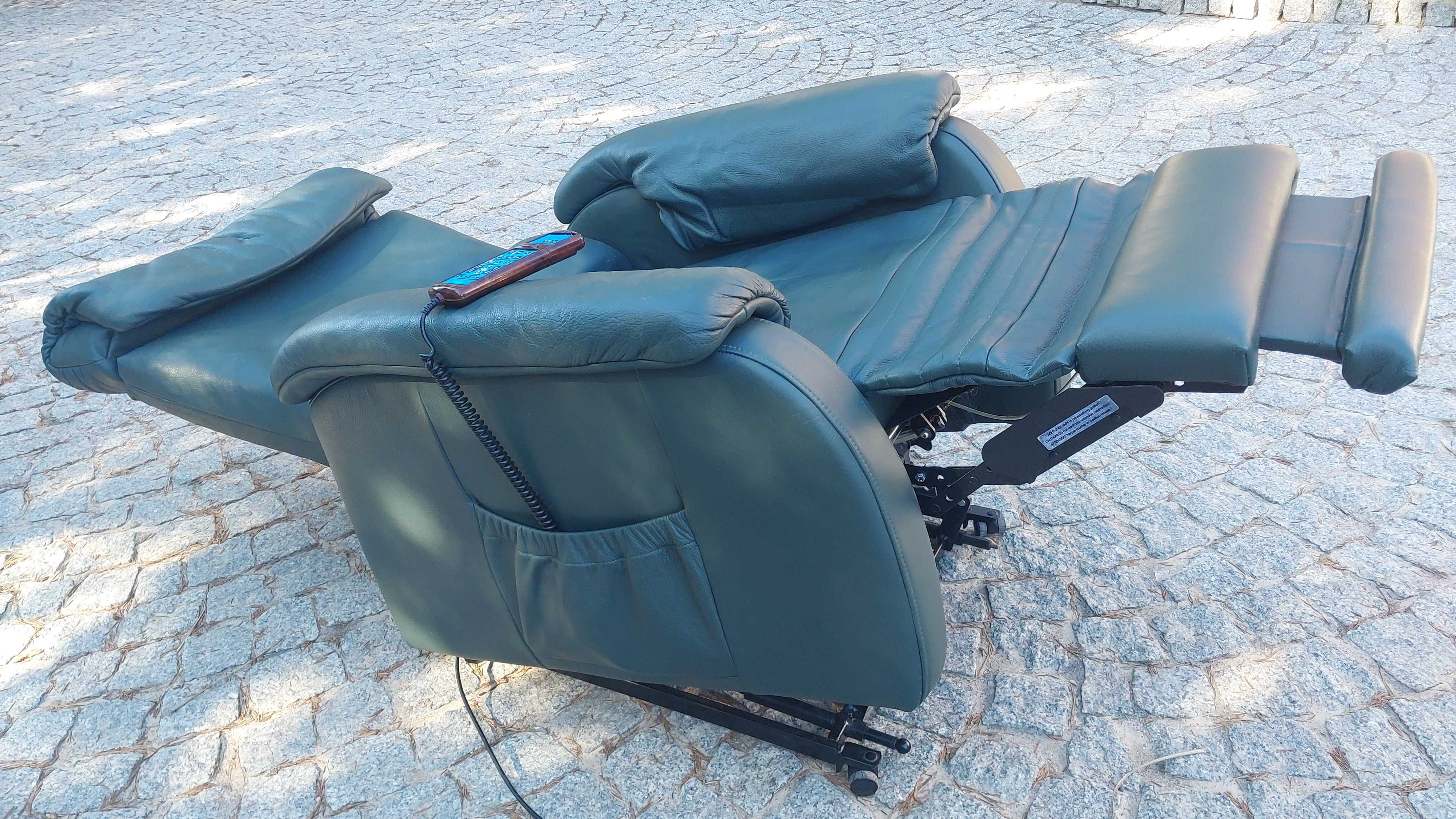 fotel HIMOLLA rozkładany z funkcją relax FULL OPCJA pilot pionizacja