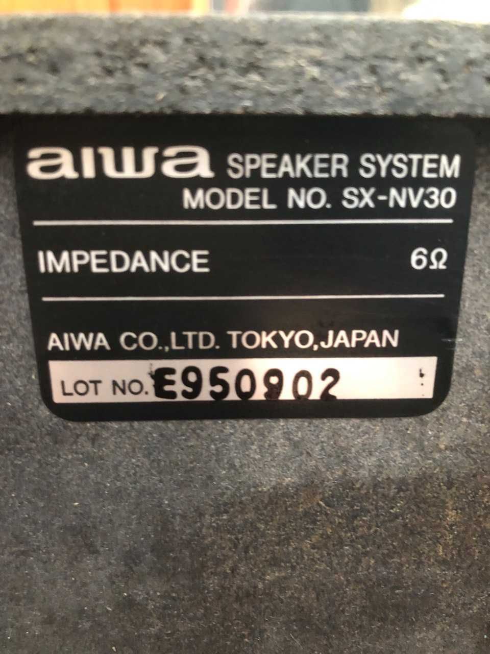 Колонки акустические aiwa . Музыкальный центр aiwa