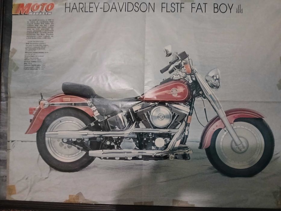 Plakat  motocykla z magazynu Moto Magazyn