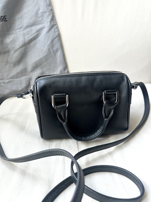 mala bolsa tiracolo pele preta zadig voltaire autêntica