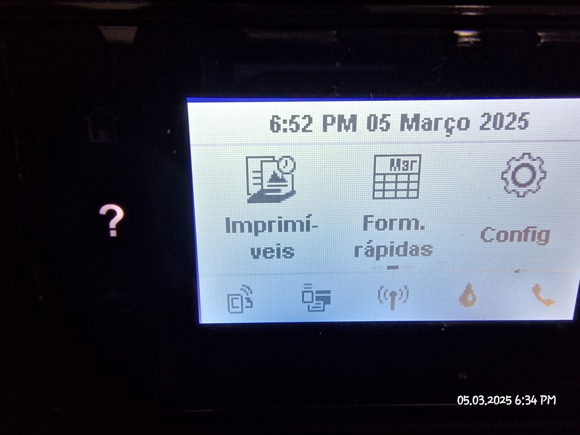 Impressora HP fax