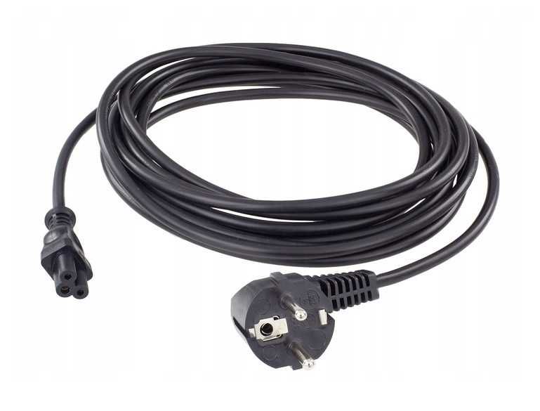 Kabel zasilający Koniczynka Laptop Zasilacze 3m * Solidny Przewód