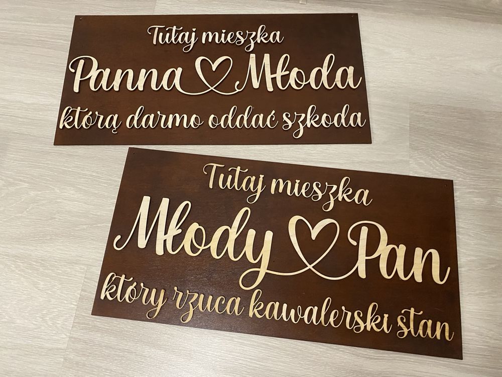 Tablice powitalne na dom