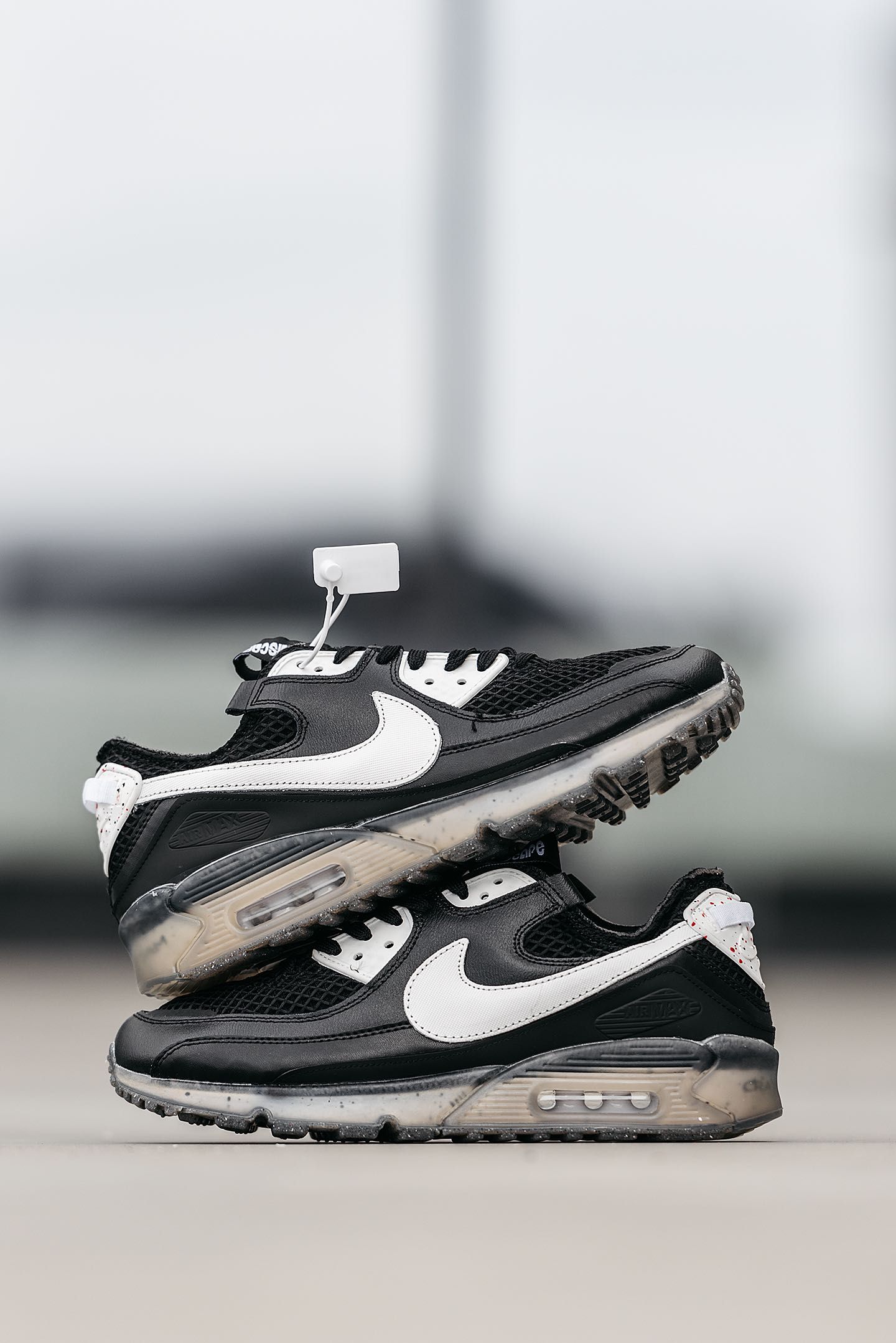 Мужские кроссовки Nike Air Max 90 Terrascape black/white / 40-45