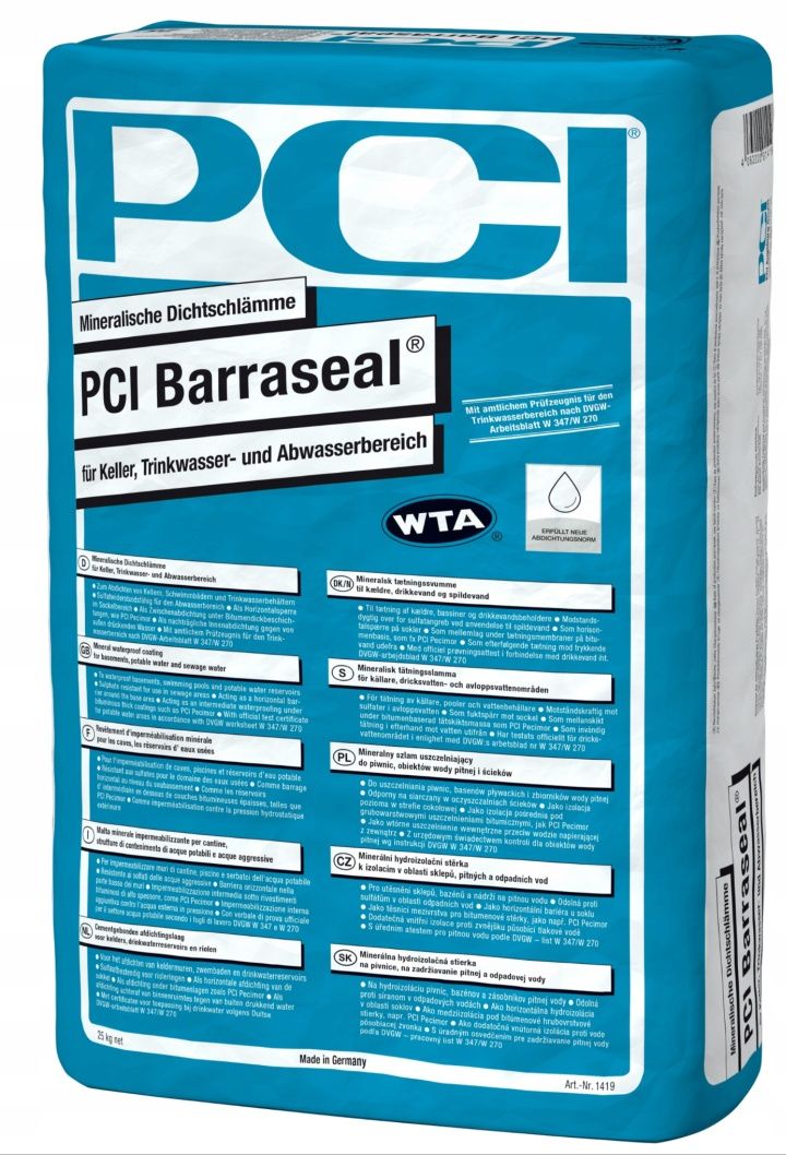PCI Barraseal - zaprawa uszczelniającą szlam