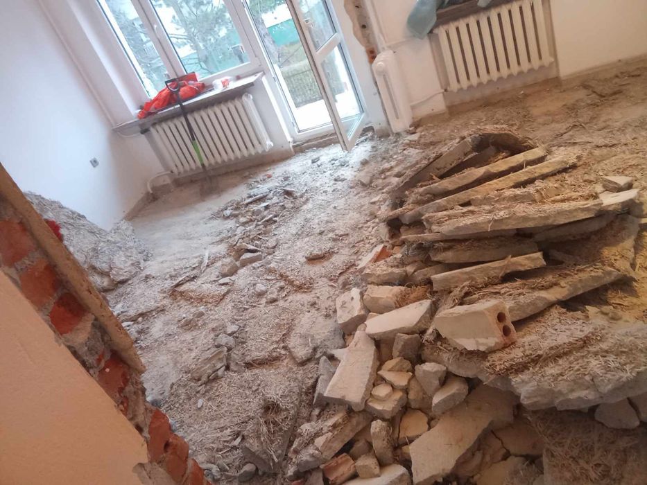 Rozbiórki -Wyburzenia Demontaż Skuwanie Wywóz Gruzu Zrywanie Demolka
