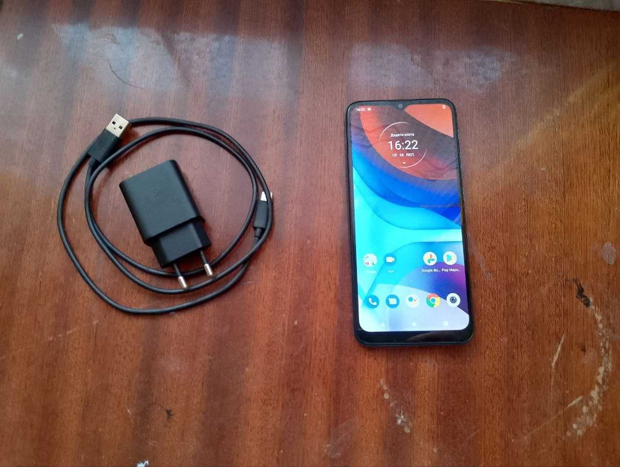 Motorola E7 Power 4/64 GB Tahiti Blue (синій)