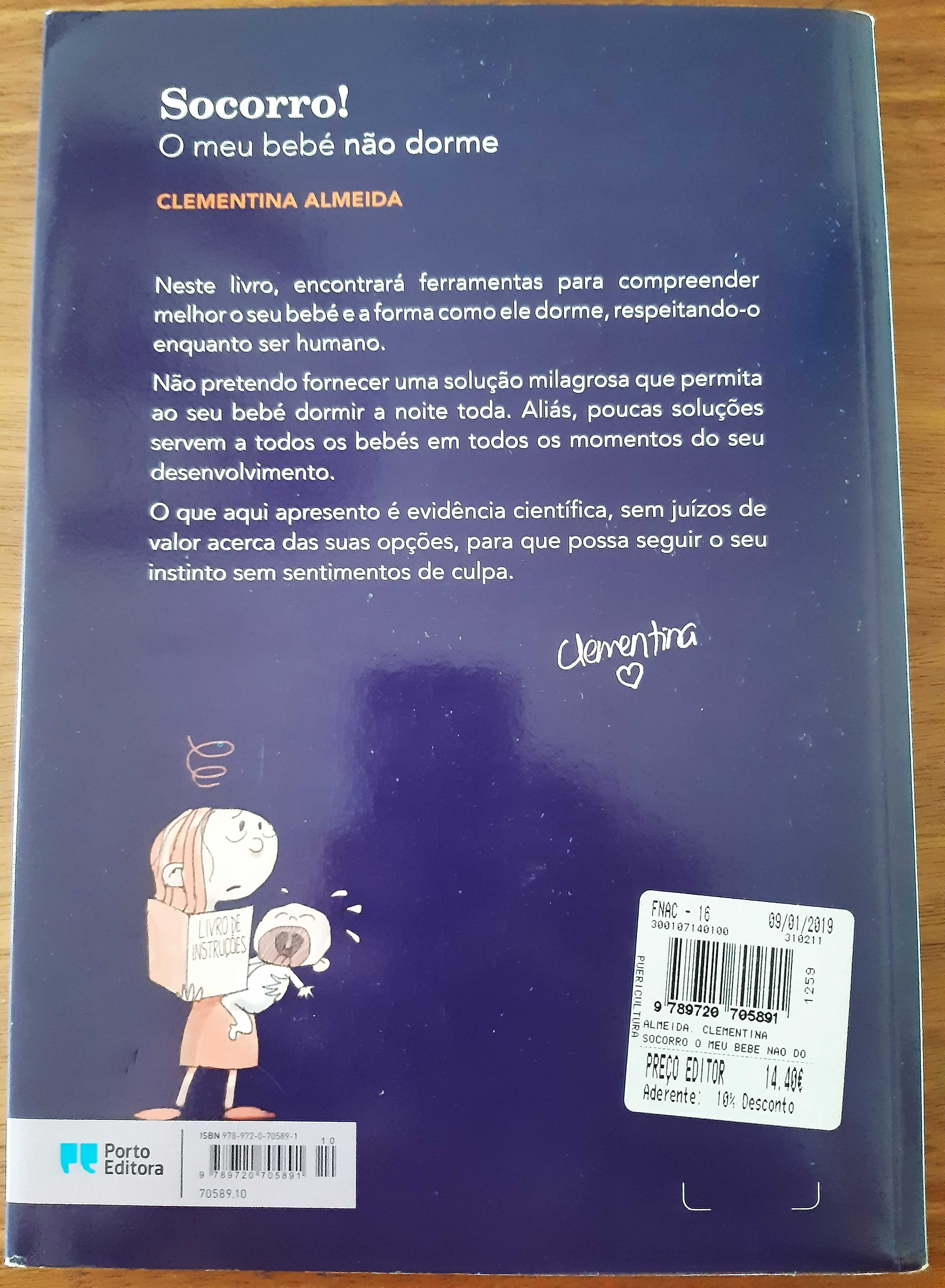 Livro "Socorro! O meu bebé não dorme