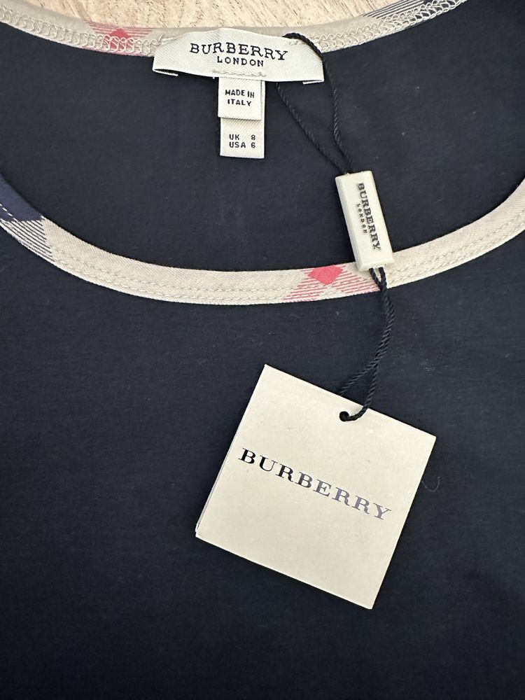T-shirt burberry rozm S czarny nowy