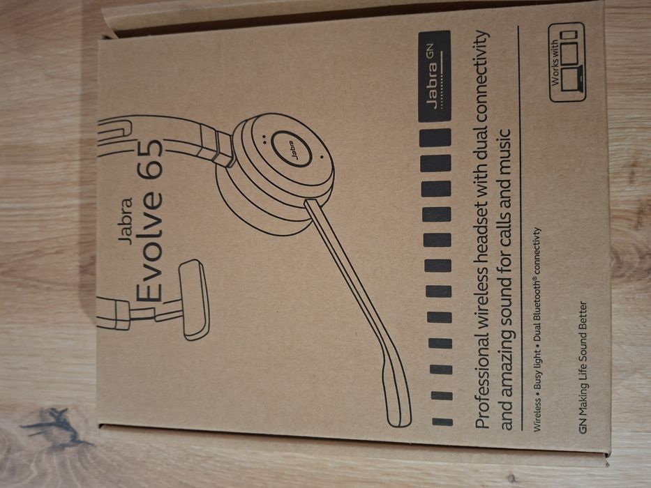 Słuchawki bezprzewodowe nauszne Jabra Evolve 65