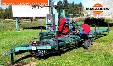 Trak taśmowy mobilny 11kW z pełną hydrauliką MASZ-DREW TTP-1000