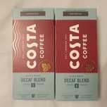 12 kapsułek nespresso - bezkofeinowa kawa z Costa Coffee