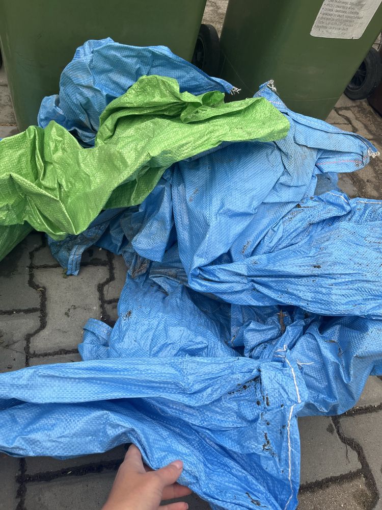 Worki na gruz, ziemię itp. 18 sztuk